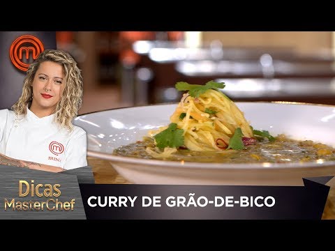 CURRY DE GRÃO-DE-BICO com Irina Cordeiro | DICAS MASTERCHEF