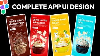 🔴 Design a Complete Cupcake App UI in Figma & USE IT ON YOUR PHONE!! screenshot 3