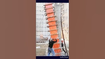 The Process of Uninstall Concrete Column Formwork!