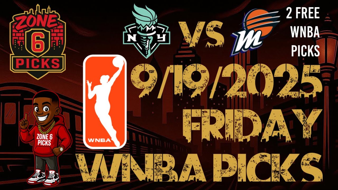 WNBA  Picks Today 9/19/2025 | Free Daily Bets, Insights & Predictions & Breakdown | 2 Plays 