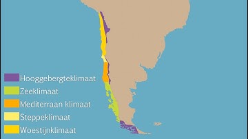 Uitleg van de klimaten in Chili