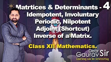 Matrices and Determinants Part - 4 (Shortcut and Tricks)
