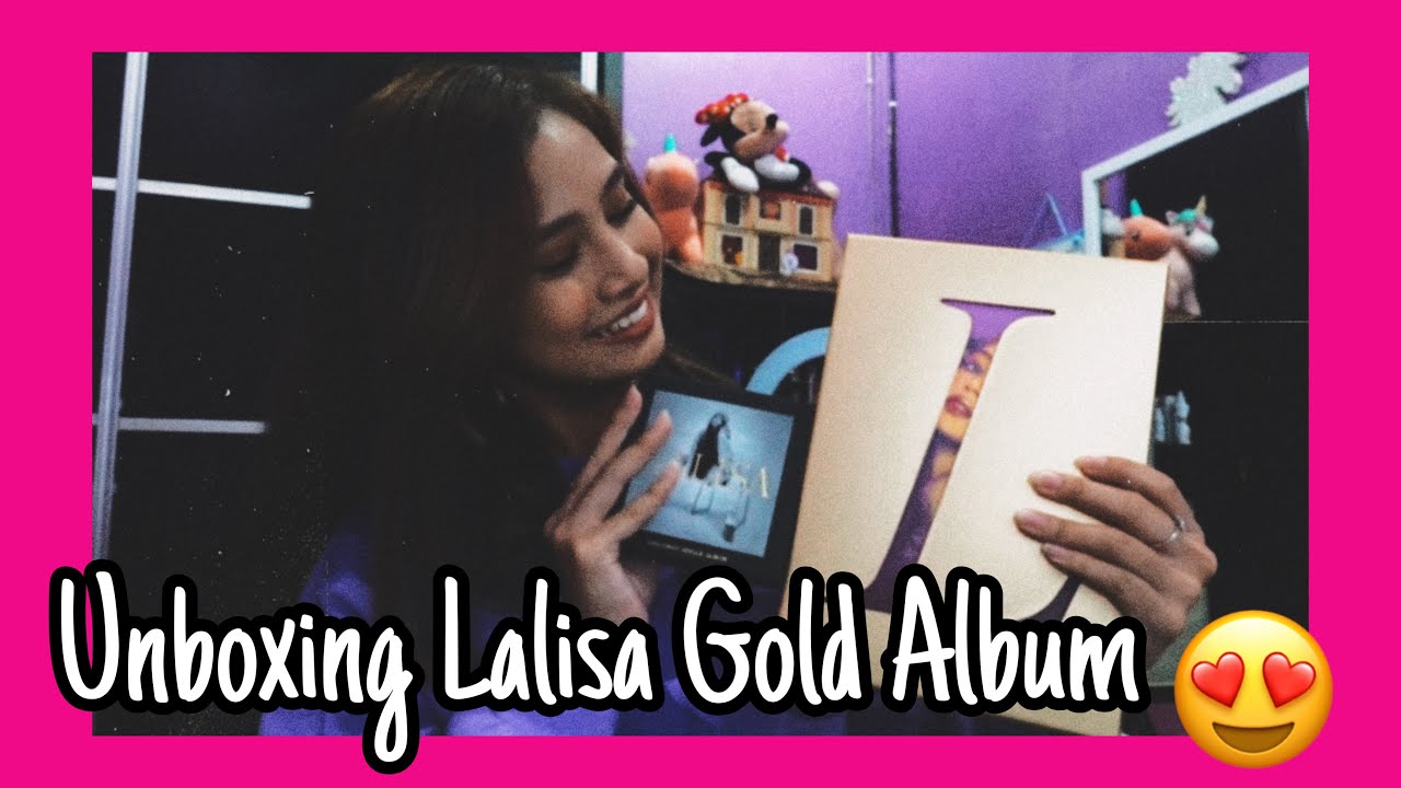 UNBOXING LALISA GOLD ALBUM !!