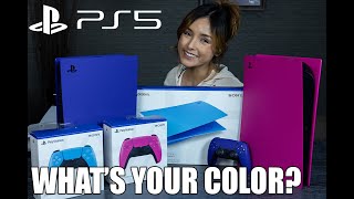 Your Favorite PS5 Color is..? | Giveaway + Unboxing the Newest PS5 Cover Controller Colors