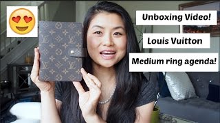 Unboxing: Louis Vuitton Medium Ring Agenda 