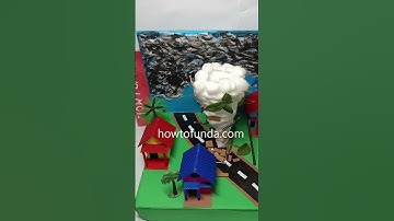natural disaster working model science project exhibition - diy | howtofunda