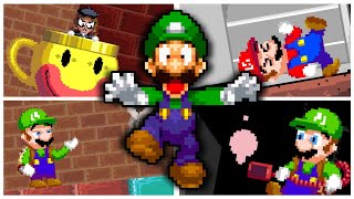 Luigi Doesn't Drink a Glass of Milk! - Super Mario Bros. + Mega Man + Luigi's Mansion