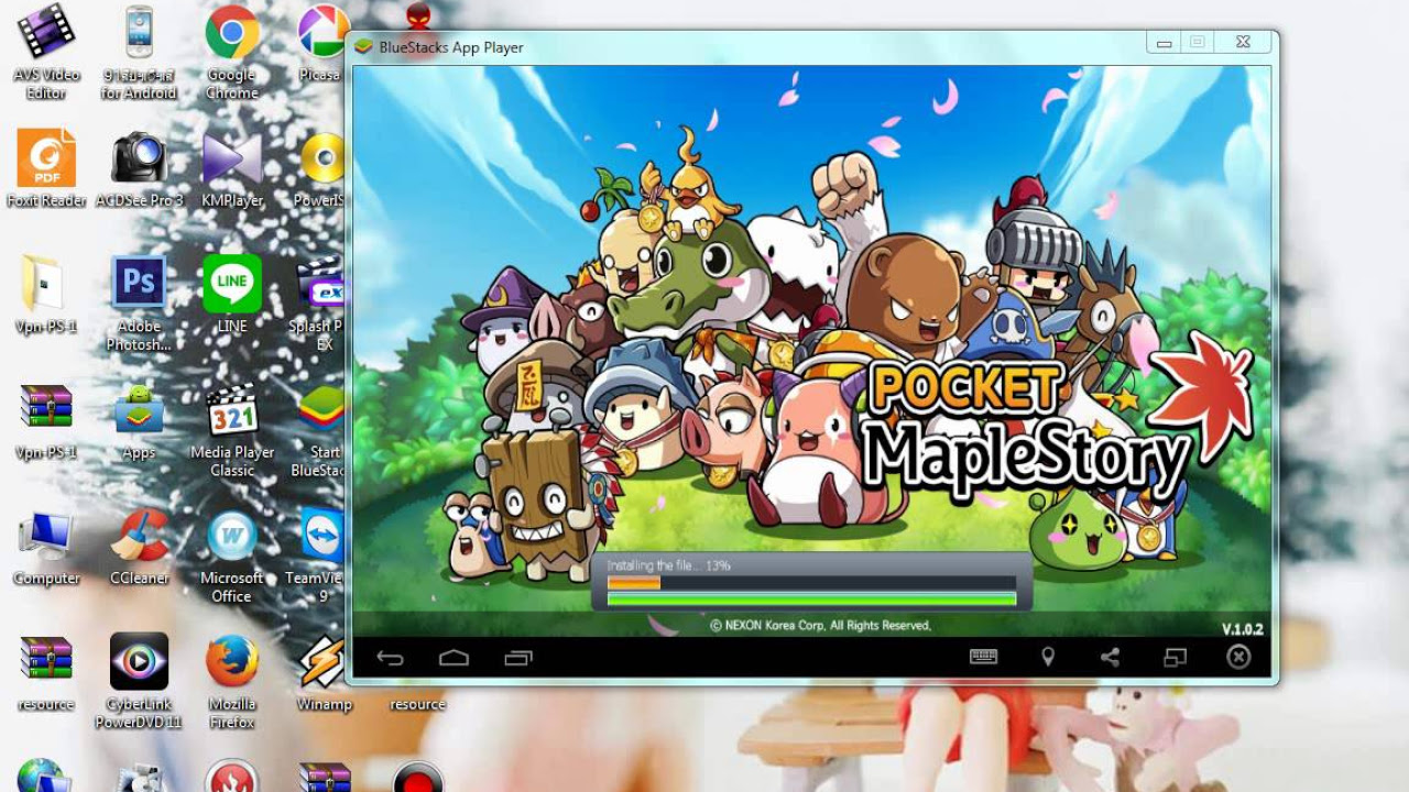 maplestory โหลด  New  โหลด Pocket MapleStory เซิฟ Eng