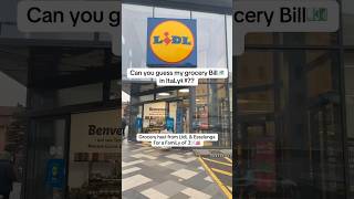 Any guess about today’s bill ??? 🇮🇹🛒 #yt #minivlog #vlog #foryou