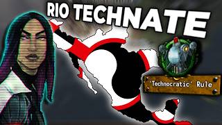 Becoming The END GAME CRISIS as Rio Technate | HOI4 FALLOUT OWB