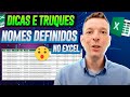 [Excel] Truques ESPECIAIS para Nomes Definidos no Excel que Você Nunca Viu!