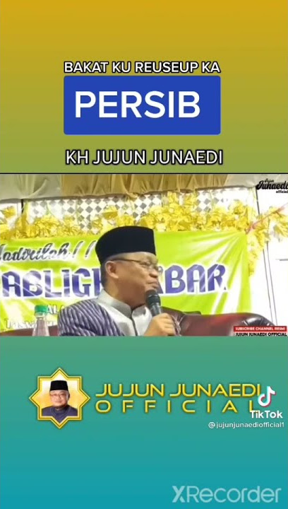 Kiai Jujun Junaedi sdng dkwaw