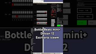 Gnu Linux Debian 12 icewm y Bottle Beats mini #softwarelibre #debian12 #linux #opensource