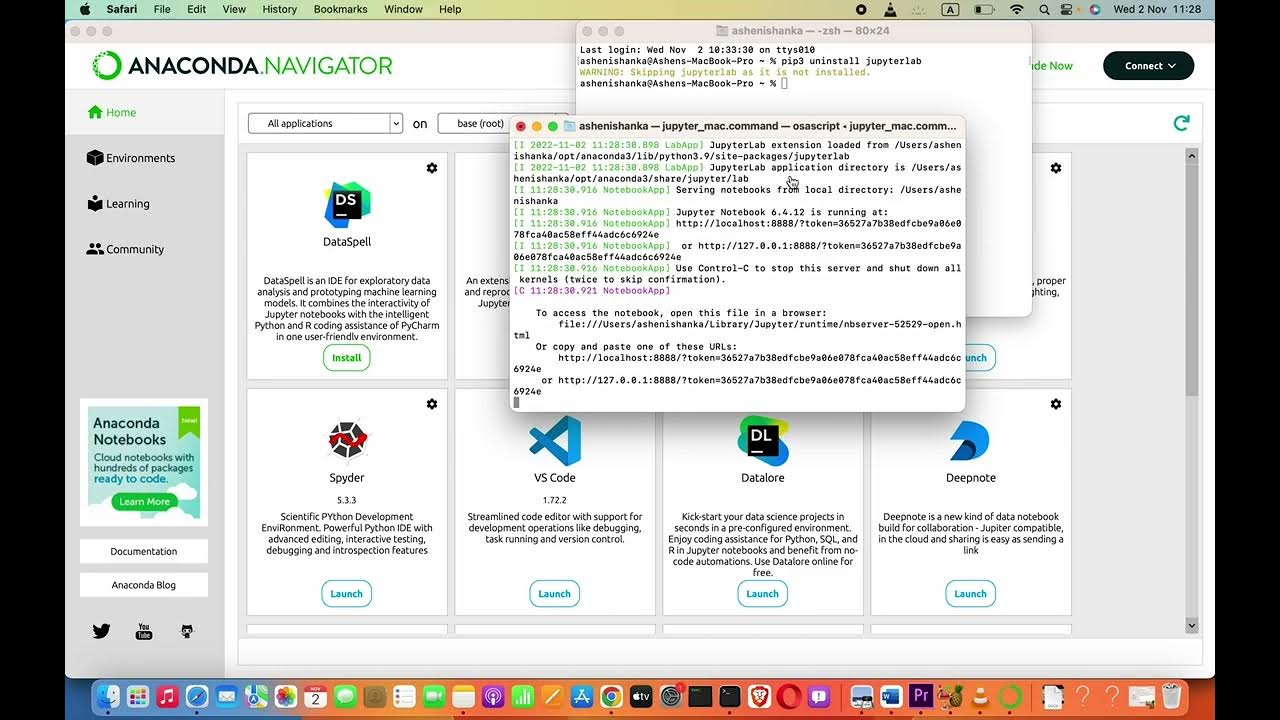 How to install jupyter notebook in macOS | setup Anaconda Distribution ...