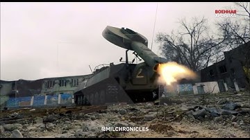 UR-77 Meteorit destroying Ukrainian positions