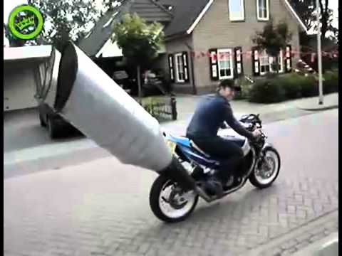 Photo for funny baby bike stunts