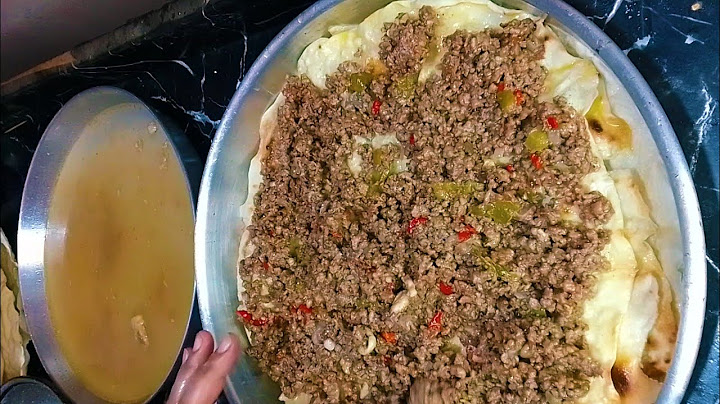 طريقة عمل صينية الرقاق الناشف باللحمة المفرومة ❤❤❤👇👇👇👇👇الراعي الرسمي لسفرة عيد الاضحي