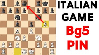 WINNING Plan in the Italian Game - Bg5 Pin [TRAPS Included]