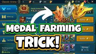 Easy Trick to Farm Arena Medals!!  Raid: Shadow Legends