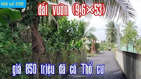 Đất vườn giá rẻ đã có thổ cư gần thị trấn Tân Hiệp - MS 598 - Nhà Đất Minh Trung