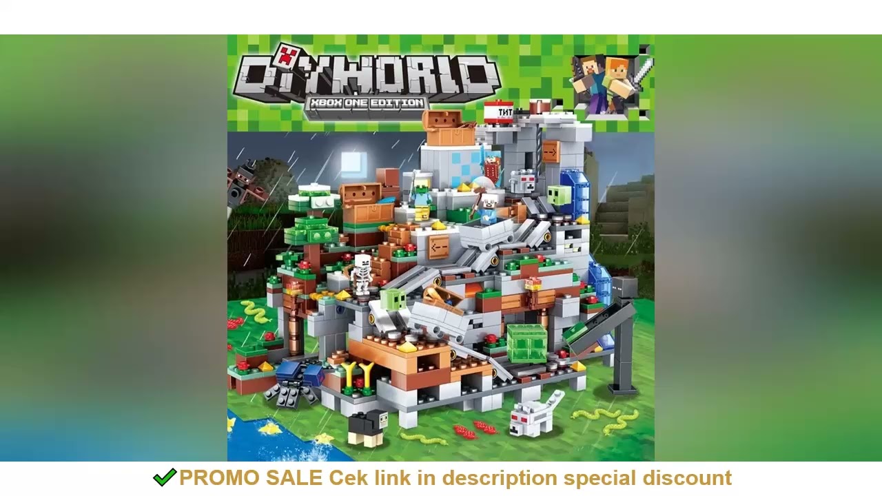 1315pcs The Village Special Edition Building Blocks With Steve Action Figures Compatible My World Se