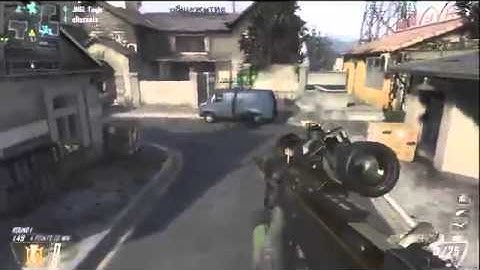 Black Ops 2 360 No Scope Across Map LOOOOOOOL MY FIRST