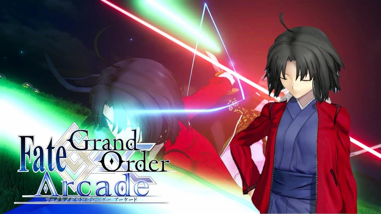 Fate Grand Order Arcade 聖杯転臨実装 絶対安定の陽だまり剣式 Ryougi Shiki 両儀式 Fgoac Fgoアーケード Youtube