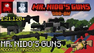 Mr Nido's 3D Guns Survival Addon Showcase in Minecraft PE/Bedrock 1.21.111+ | Scopix Gaming screenshot 5