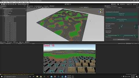 Procedural City & Vegetation Spawner (Student Project)