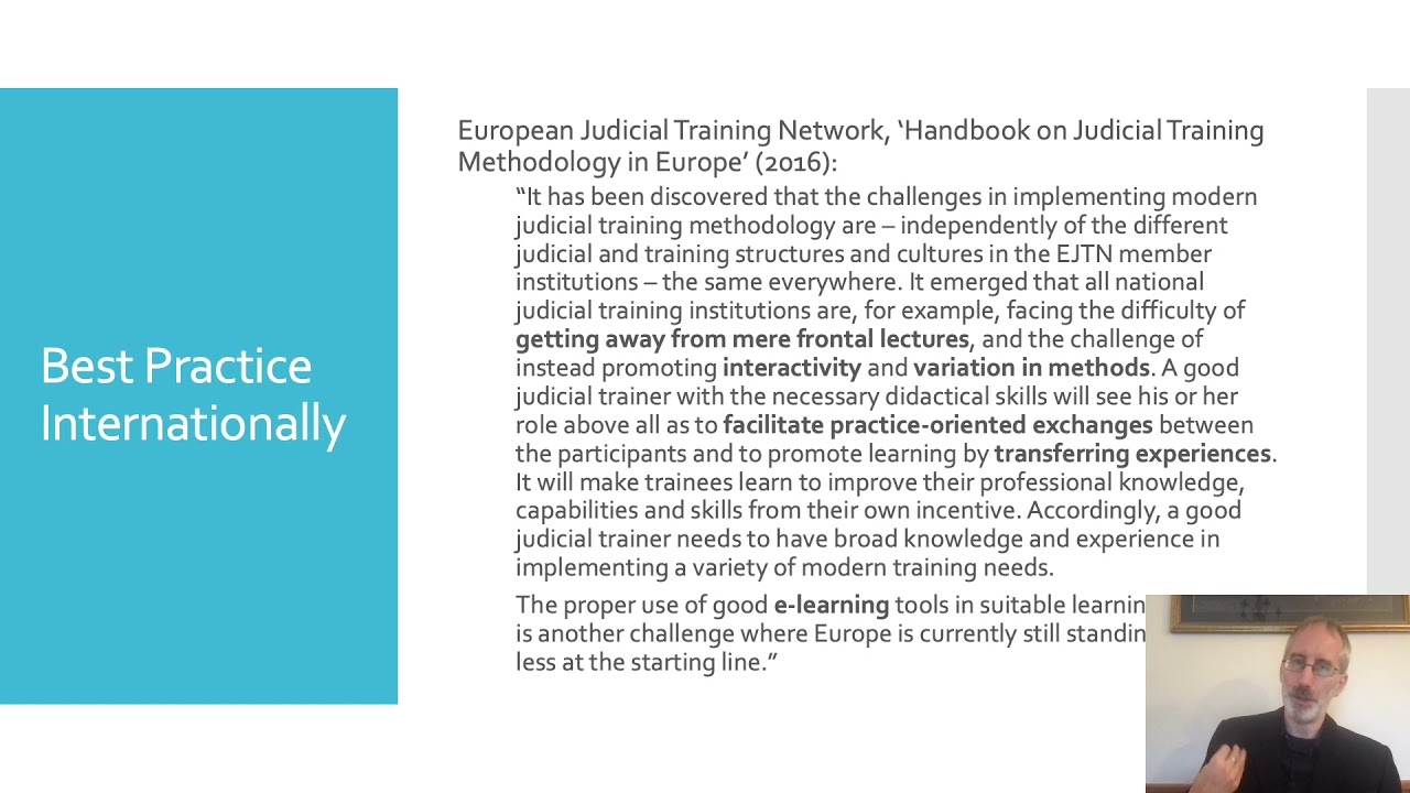 Dr Rónán Kennedy, NUI Galway: 'Review of Judicial Studies Committee 2019'