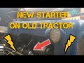 Tractor Starter INSTALL  | Upgraded to Solenoid Mounted Starter