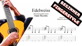Edelweiss TAB - fingerstyle classical guitar tabs (PDF + Guitar Pro)
