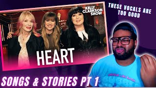 SINGER REACTS to Heart \u0026 Kelly Clarkson - Songs \u0026 Stories, Pt. 1 | REACTION