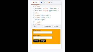 Best HTML Login Form Design using CSS #form #htmltutorial #csstutorial