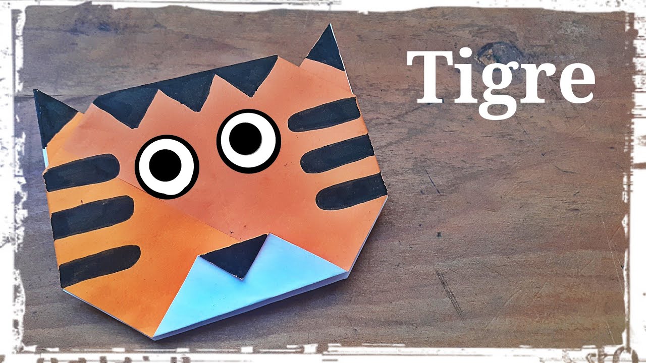 Tigre De Papel Origami Youtube