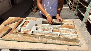 COMO HACER RÉPLICAS  PIERDRA FACHALETA/ how to make stone veneer