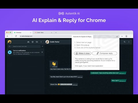 Autentik AI: Explain & Reply video preview 2