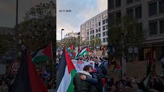 Frankfurt - Free Palestine protest 25.11.2023
