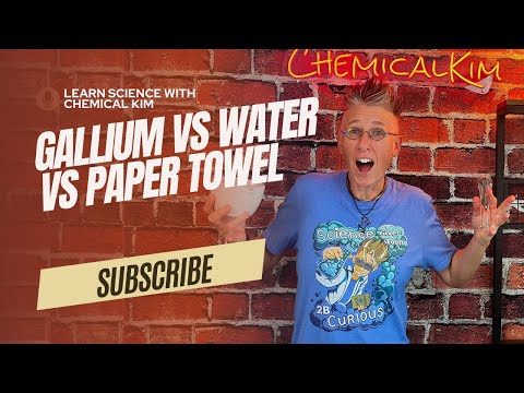 Can Gallium Get Wet? Gallium vs Water vs Paper Towel
