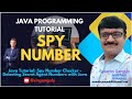 Java tutorial spy number checker  detecting secret agent numbers with java