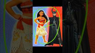 Moana transformed into Maleficent transformation glowup aiart moana maleficent