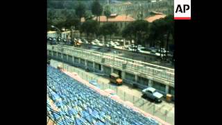 SYND 27 5 73 OFFICIALS SURVEYING GRAND PRIX TRACK IN MONACO FOR THE FORTHCOMING FORMULA ONE RACE