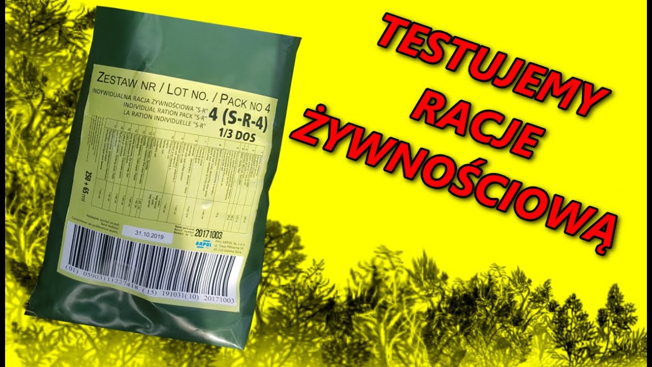 Racje żywnościowe #3 Racja Żywnościowa S-R-4