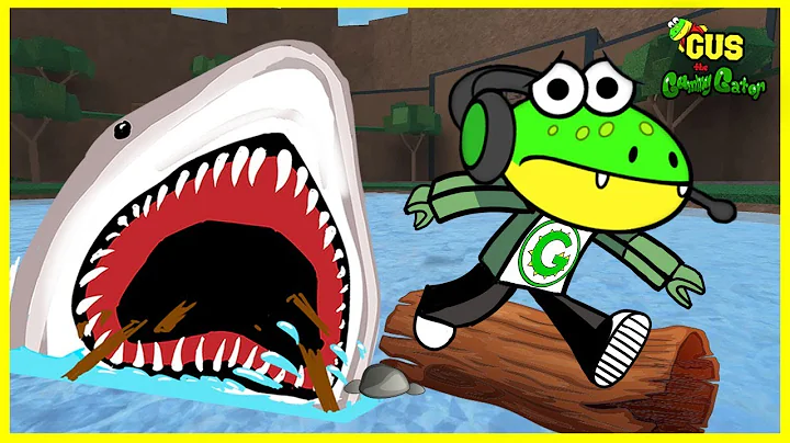 Roblox Mini Games Run from GIANT SHARK Let's Play ...