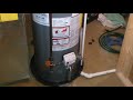 Install gas hot water tank