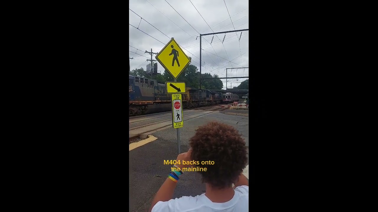 CSX M404 Doing Yard Work At Woodbourne Station For 3 Hours Long.