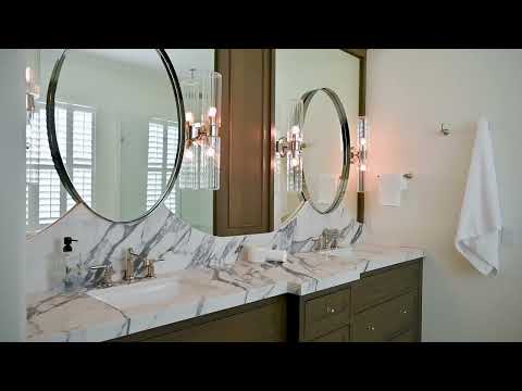 Video walkthrough of a KBF Design Gallery bathroom remodel in Winter Park, Florida
