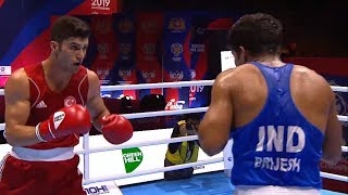 Round of 32 (81kg) MALKAN Bayram (TUR) vs YADAV Brijesh (IND) /AIBA World 2019