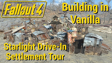 Starlight Drive-In Settlement Tour - Vanilla Rebuild