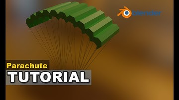How to make a Low Poly parachute in Blender 3.0 (2022)
